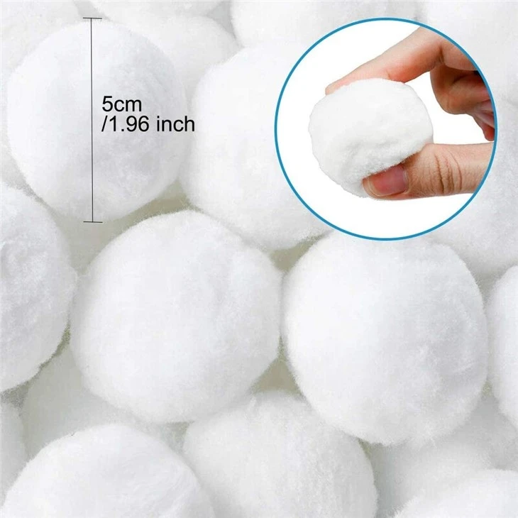 Backwash Fiber Ball Filter Media For Swimming Pool