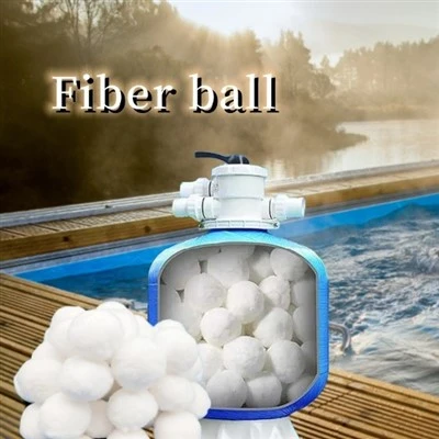50-60mm Backwash Clean Polyester Fiber Filter Ball pro úpravu vody v bazénu50-60mm