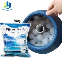 Filtrační médium do bazénu Fiber Ball 700g Barevný sáček Balení