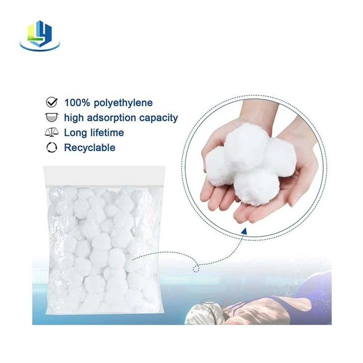High-quality Polyester Fiber Ball 3 Lbs Pool Filter Balls, Pool Filter Sand Eco-Friendly Filter Media For Swimming Pool