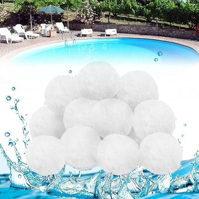 Reusable Pool Filter Balls For Sand Filter, Pool Filter Media For Above Ground Sand Pool Filter Pump