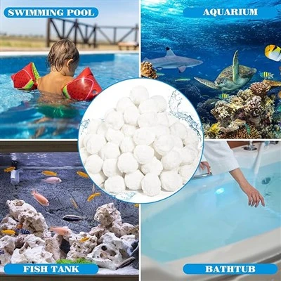 Náhradní koule s polyesterovým vláknem pro čištění bazénového filtru pro akvárium Filterball Sand